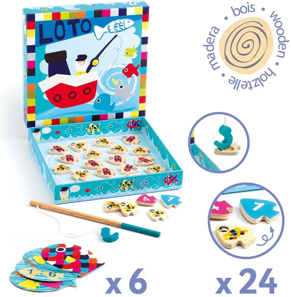 Djeco Navy Loto - Multi Color