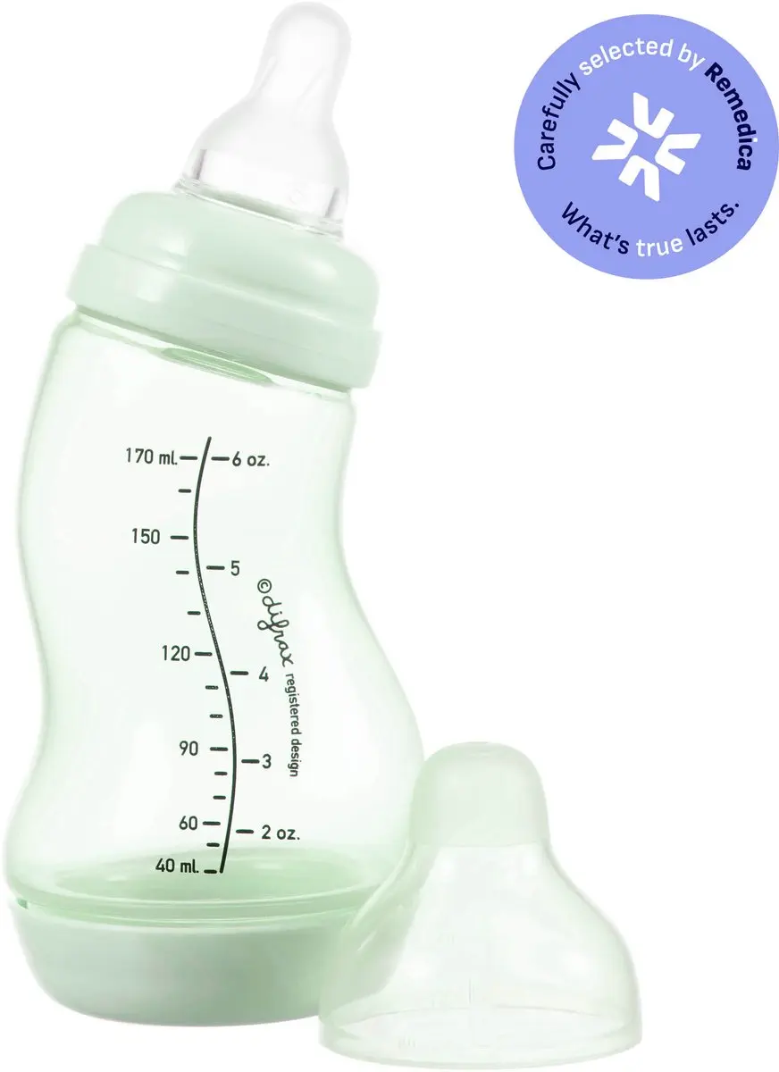 Difrax Natural S Babyfles 170ml - Lichtgroen