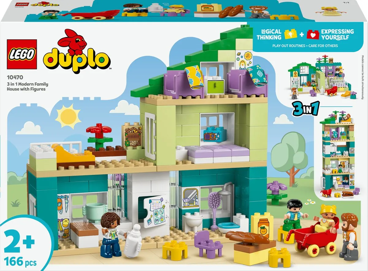 LEGO Duplo Modern Familiehuis 10470 - Multicolor