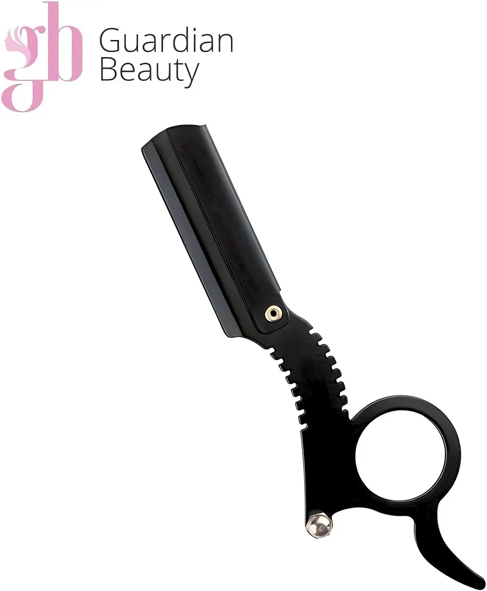 Guardian Beauty Classic Straight Razor - 100 Halve Mesjes Zwart
