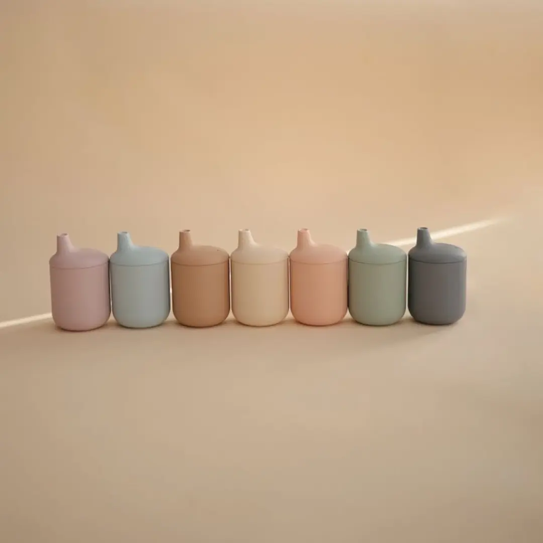 Mushie Siliconen Tuitbeker Blush
