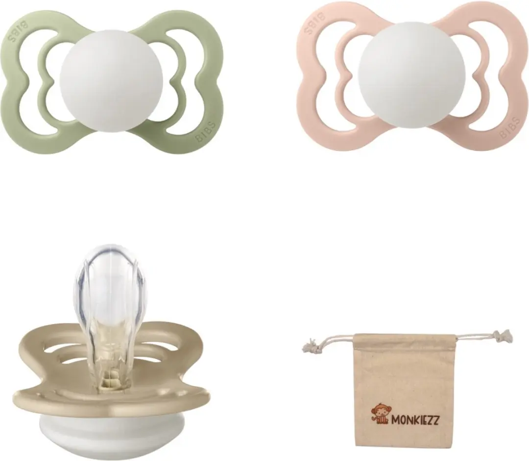 BIBS Supreme Fopspenen Maat 1 0-6m