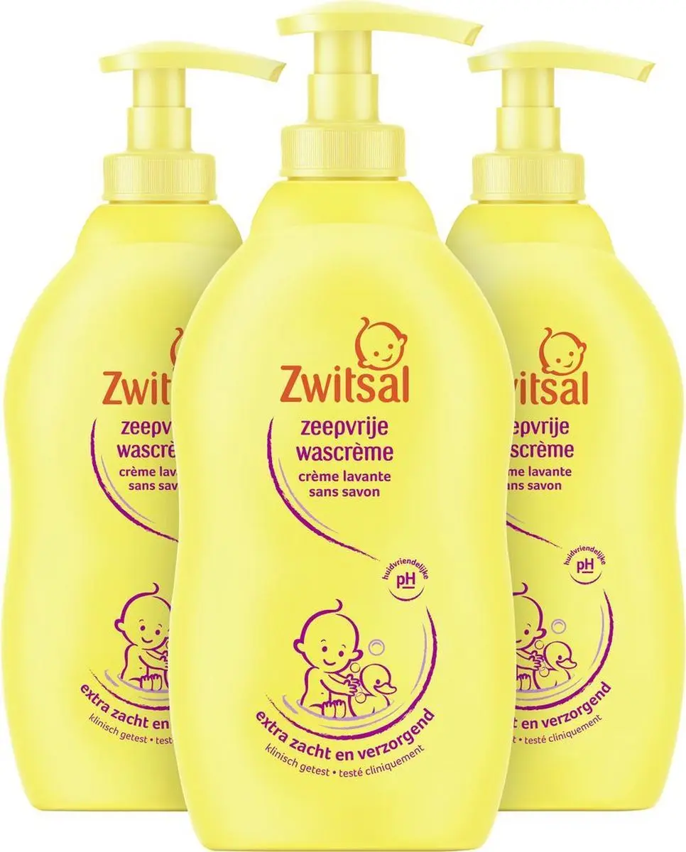 Zwitsal Baby Zeepvrije Wascrème 400ml