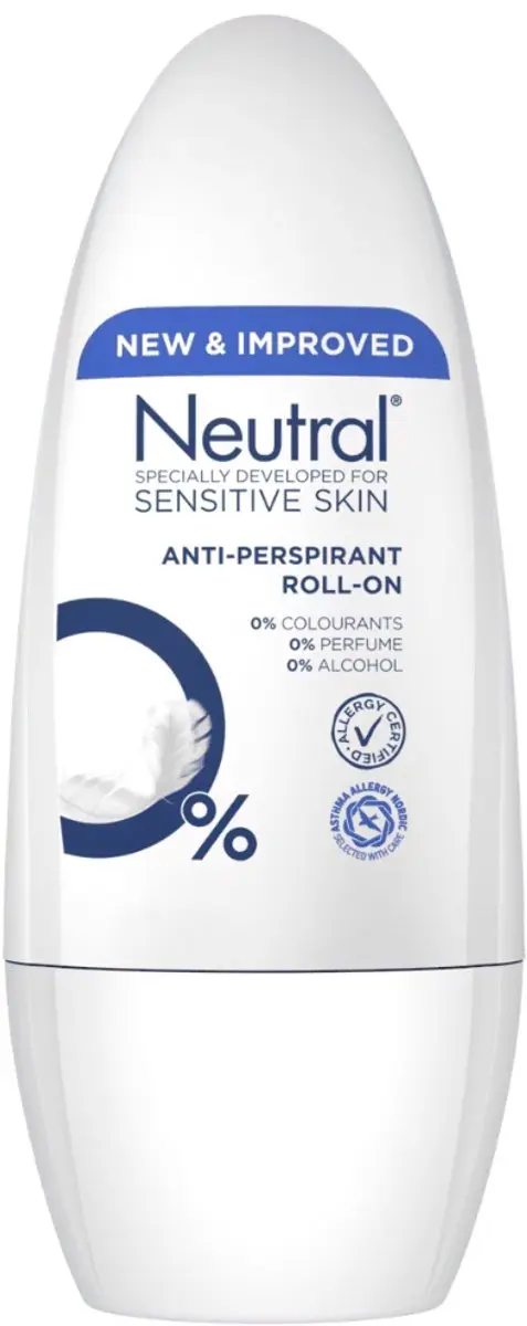 Neutral Deodorant Roller Sensitive Skin 50ml - 25 Stuks