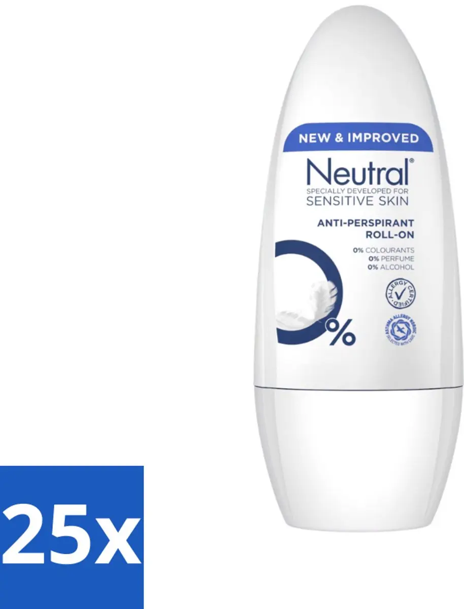 Neutral Deodorant Roller Sensitive Skin 50ml