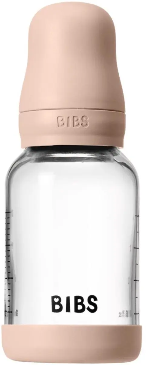 BIBS Fles Slow Flow 120ml - Blush