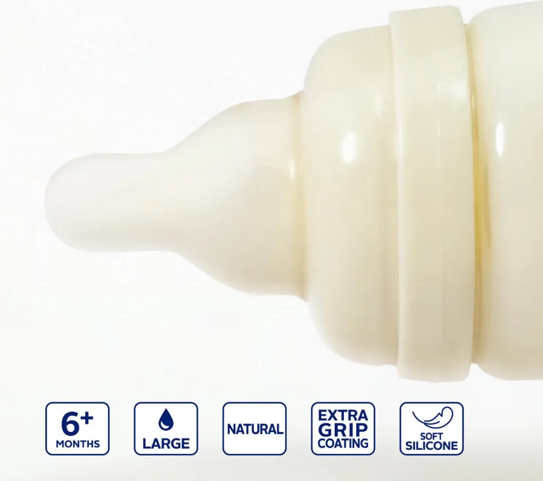 Difrax Natural Flessenspeen Large - 2 Stuks