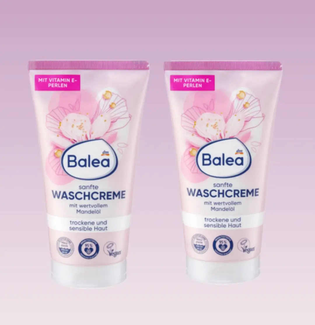 Balea Waschcreme Zachte Reinigingscrème 2x150ml