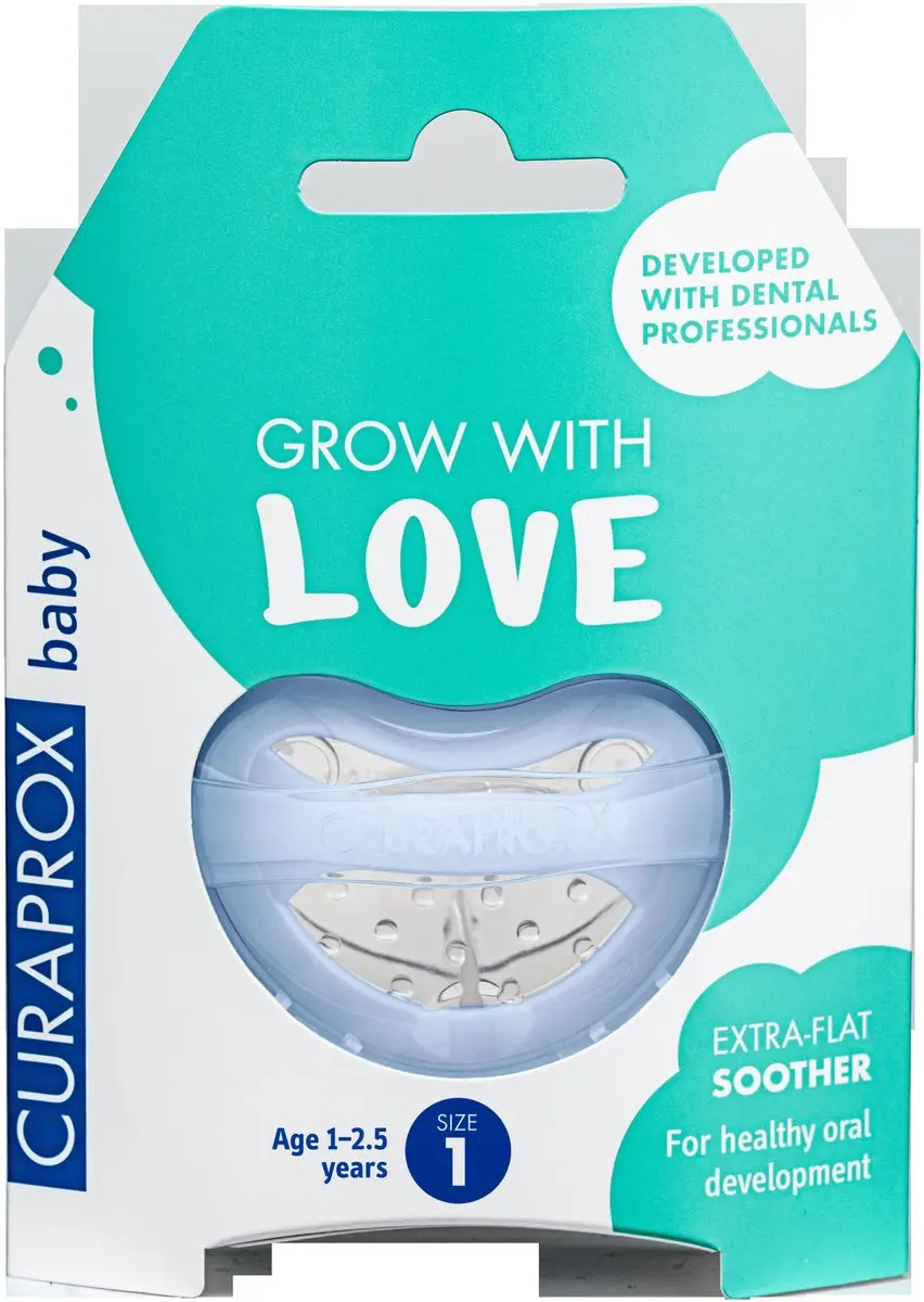 Curaprox Baby Fopspeen Maat 1 - Blauw