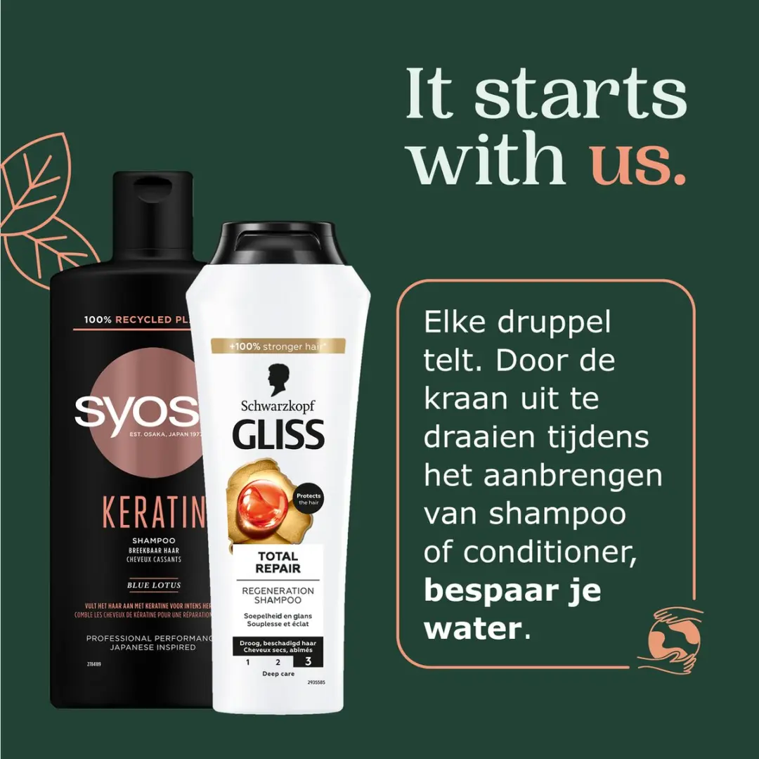 Gliss Aqua Revive Shampoo - 6x250ml