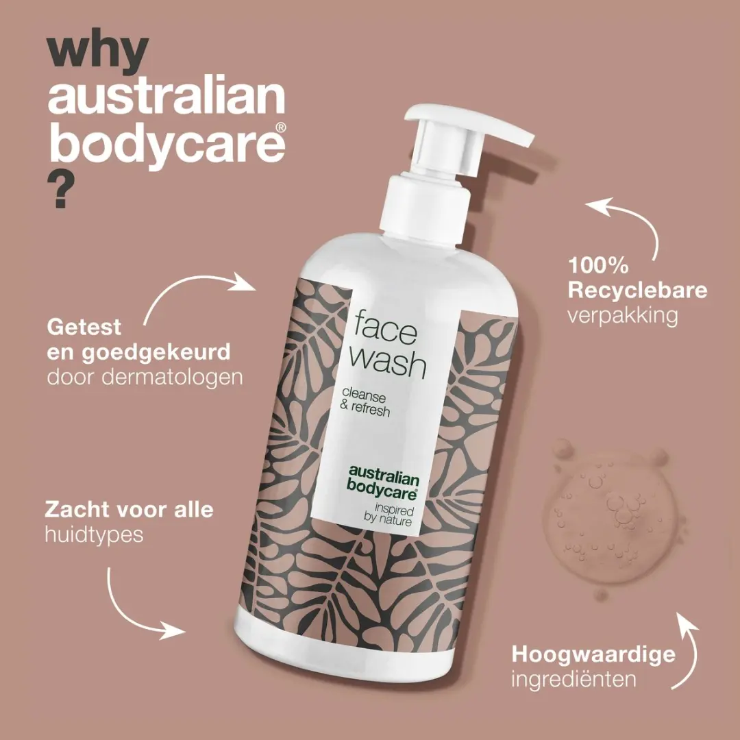 Australian Bodycare Face Wash 500ml - Tea Tree Olie