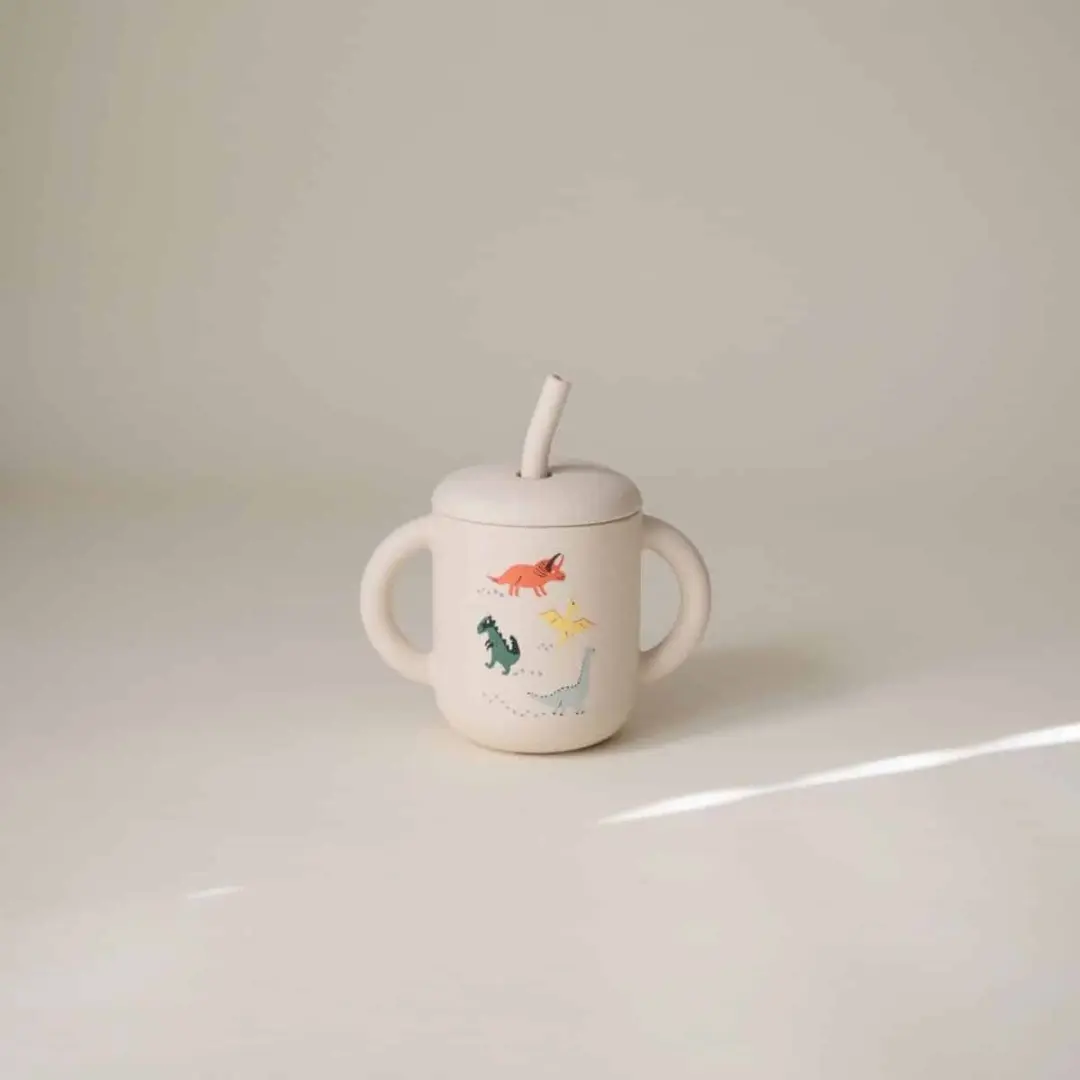 Mushie Training Drinkbeker Dino 175ml