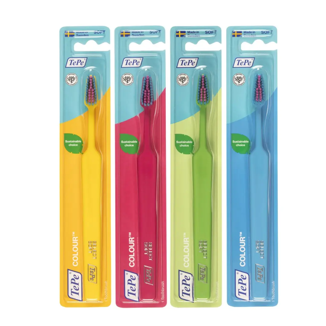TePe Colour Soft Tandenborstel - Geel