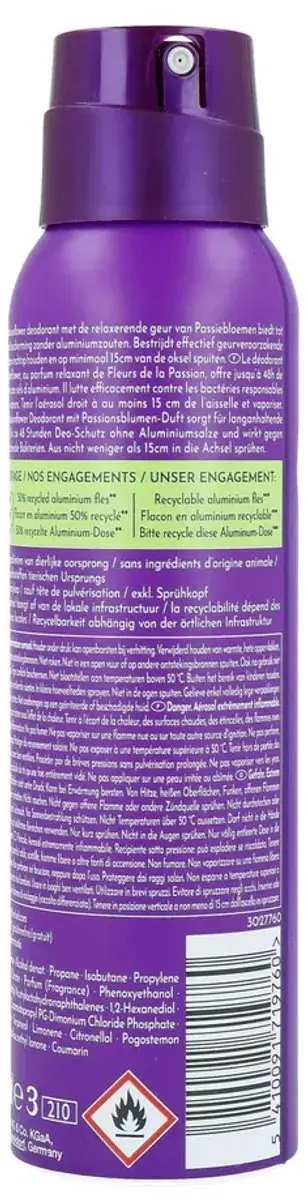Fa Deodorant Spray Mystic Moments Passion Flower 150ml