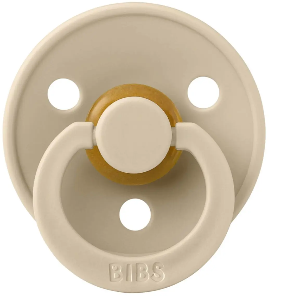 BIBS Colour Pacifier Stage 1 Fopspeen - 2 Stuks - Blush/Cloud