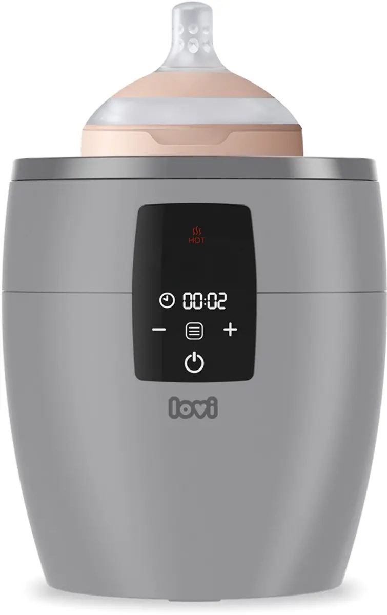 Difrax LOVI Flessenwarmer 6-in-1 - Grijs