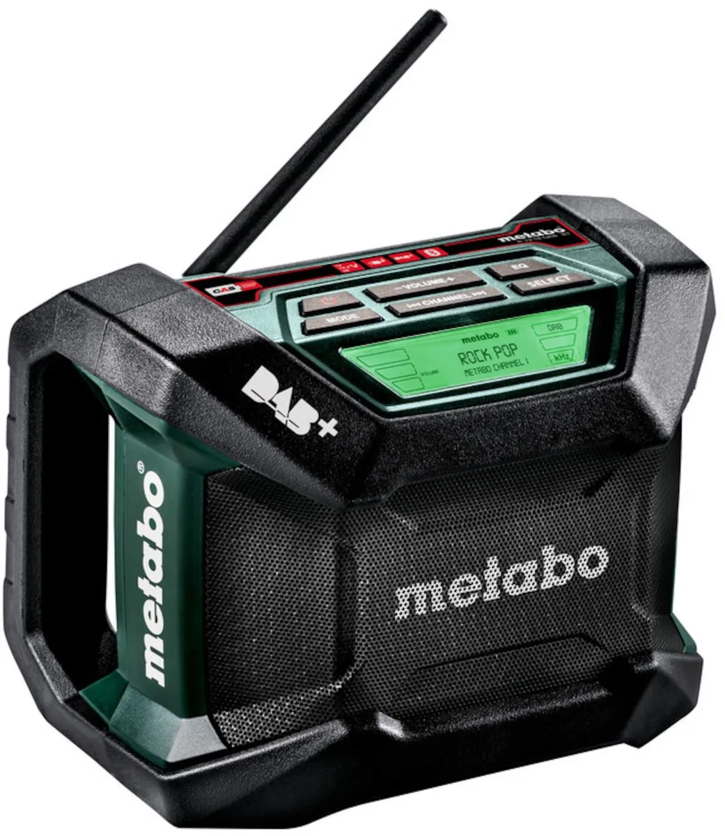 Metabo R 12-18 DAB+ BT Bouwradio - Groen/Zwart