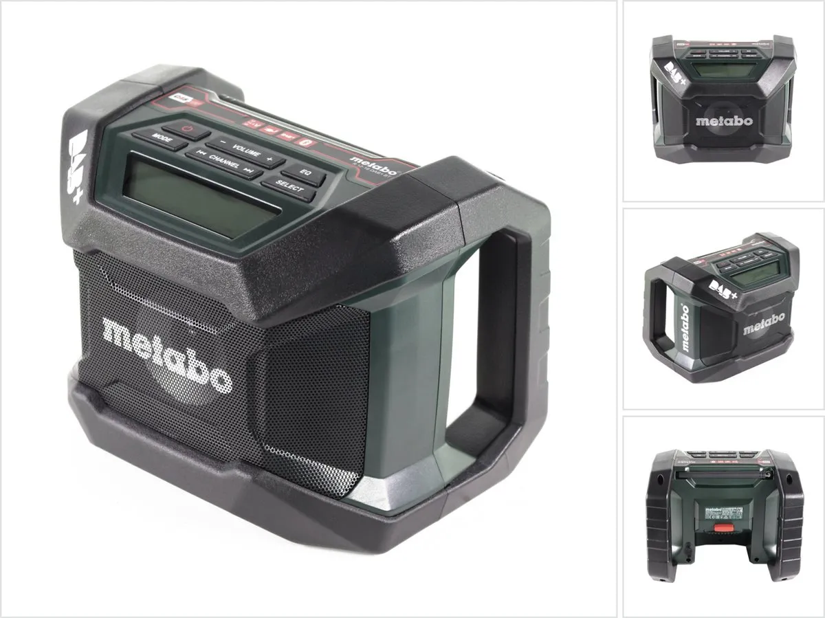 Metabo R 12-18 DAB+ BT Bouwradio - Groen/Zwart
