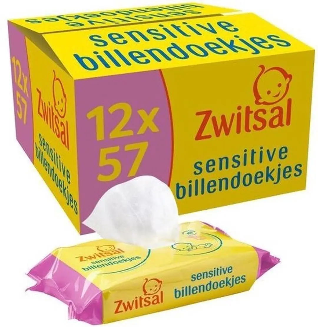 Zwitsal Billendoekjes Sensitive 684 Stuks