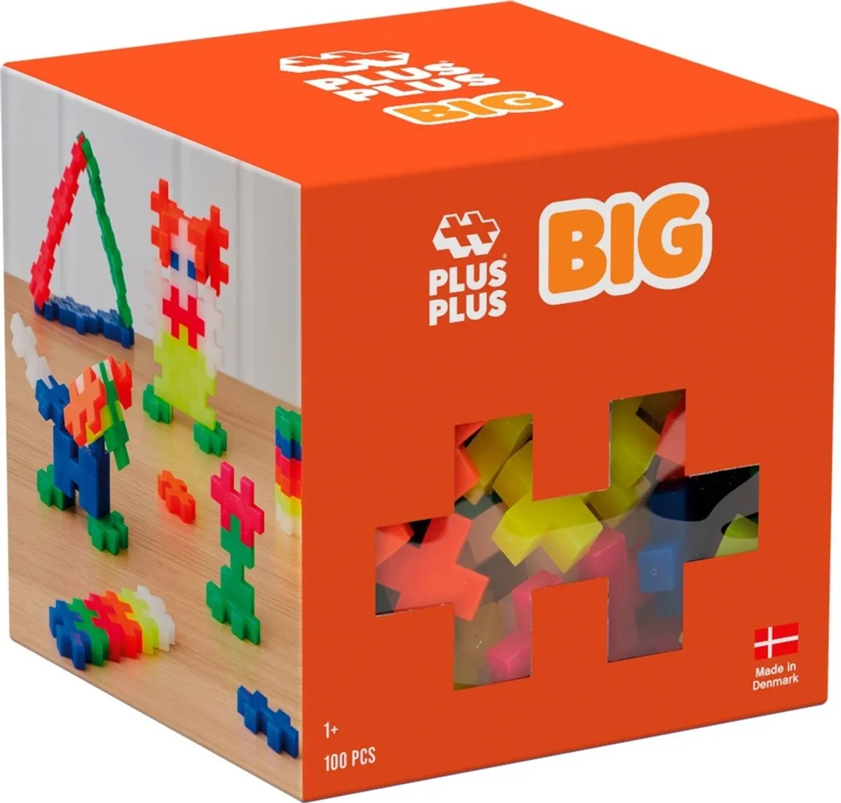Plus-Plus BIG Neon 100-delig Bouwset - Neon Mix