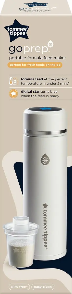 Tommee Tippee GoPrep Formula Voedingsbereider - 2 Minuten - Koele Fles met LED Temperatuur