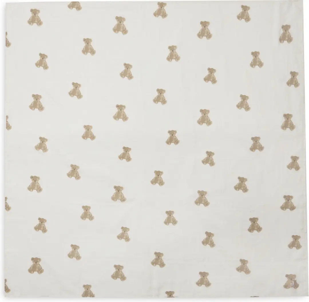 Jollein Hydrofiele Doek Large 115x115cm - Teddy Bear - 2 Stuks