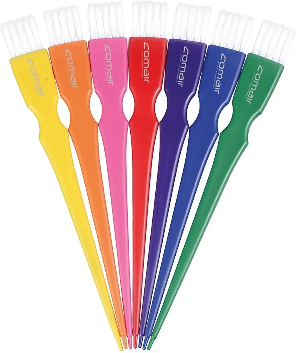 Comair Haarverfkwasten Rainbow Color