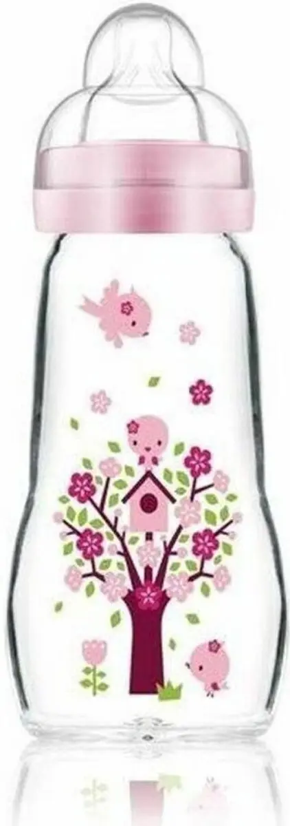 MAM Glazen Fles 260ml - Roze - afbeelding 6 van 6