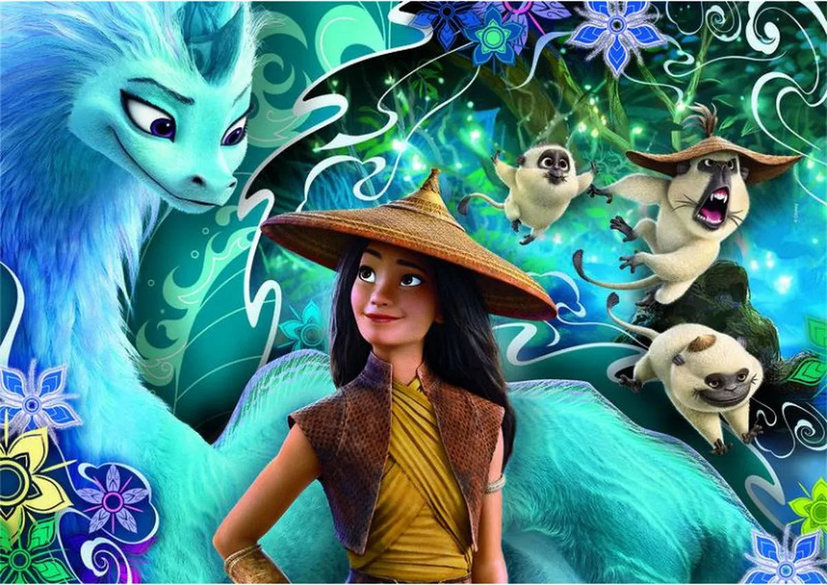 Clementoni Disney Raya The Last Dragon Kinderpuzzel 104 Stukjes 33,5x23,5cm