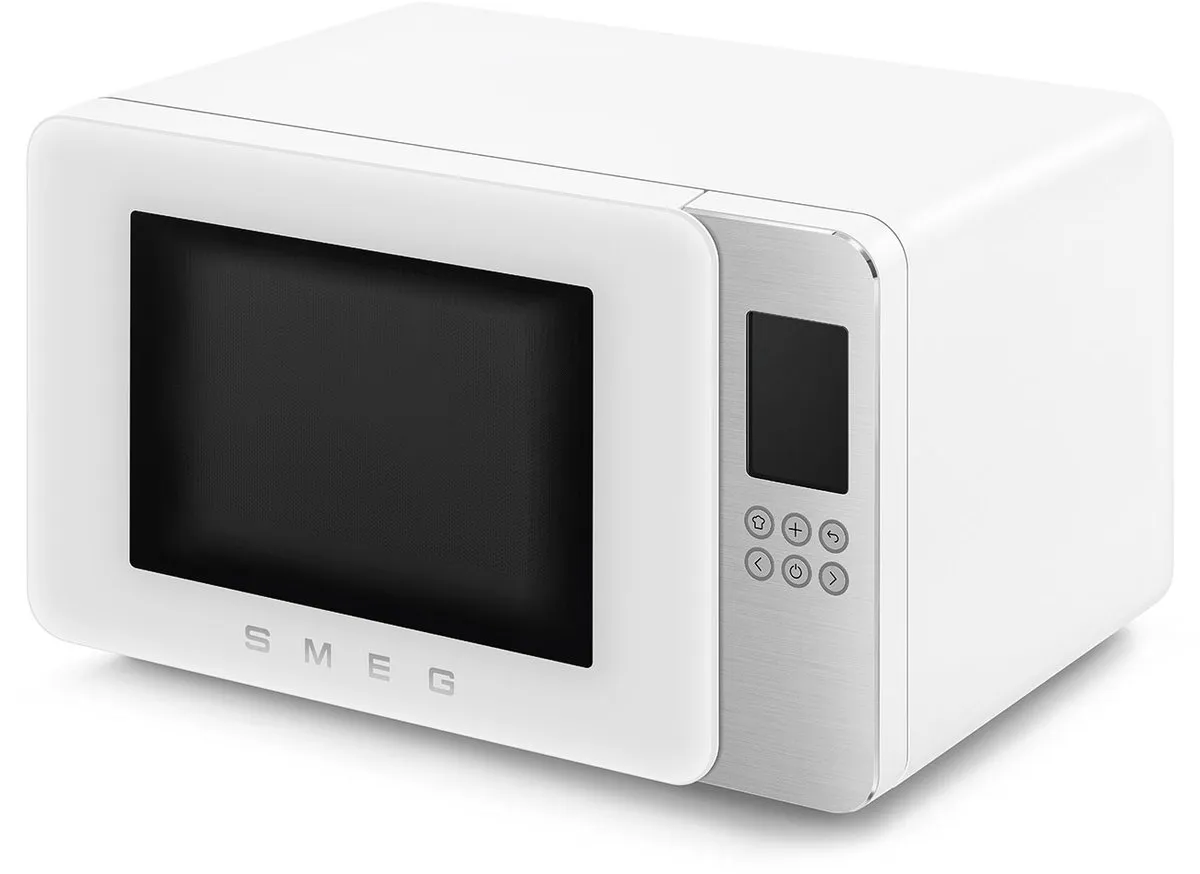 Smeg MOC01WHMEU Magnetron met grill 29L - 1900W - Mat Wit