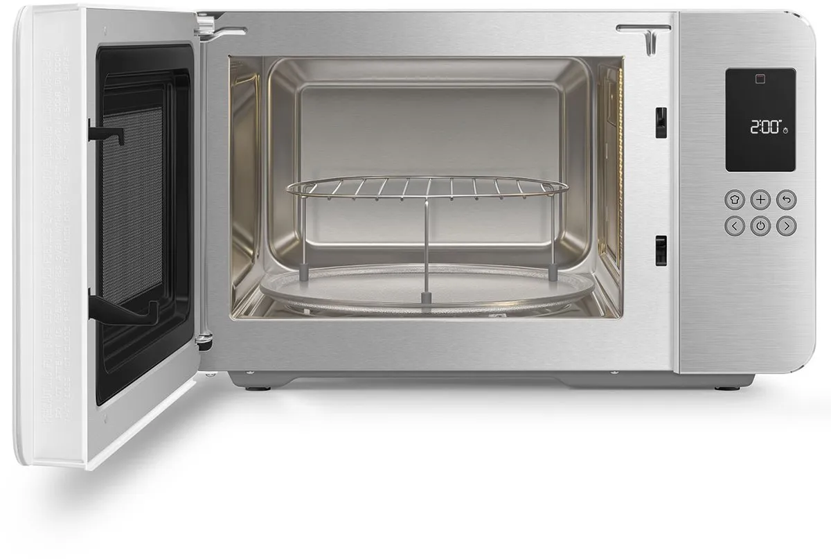Smeg MOC01WHMEU Magnetron met grill 29L - 1900W - Mat Wit