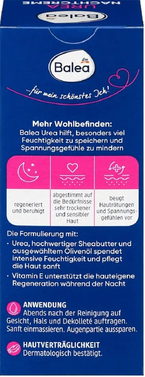 Balea Urea Nachtcrème 5% - 50ml