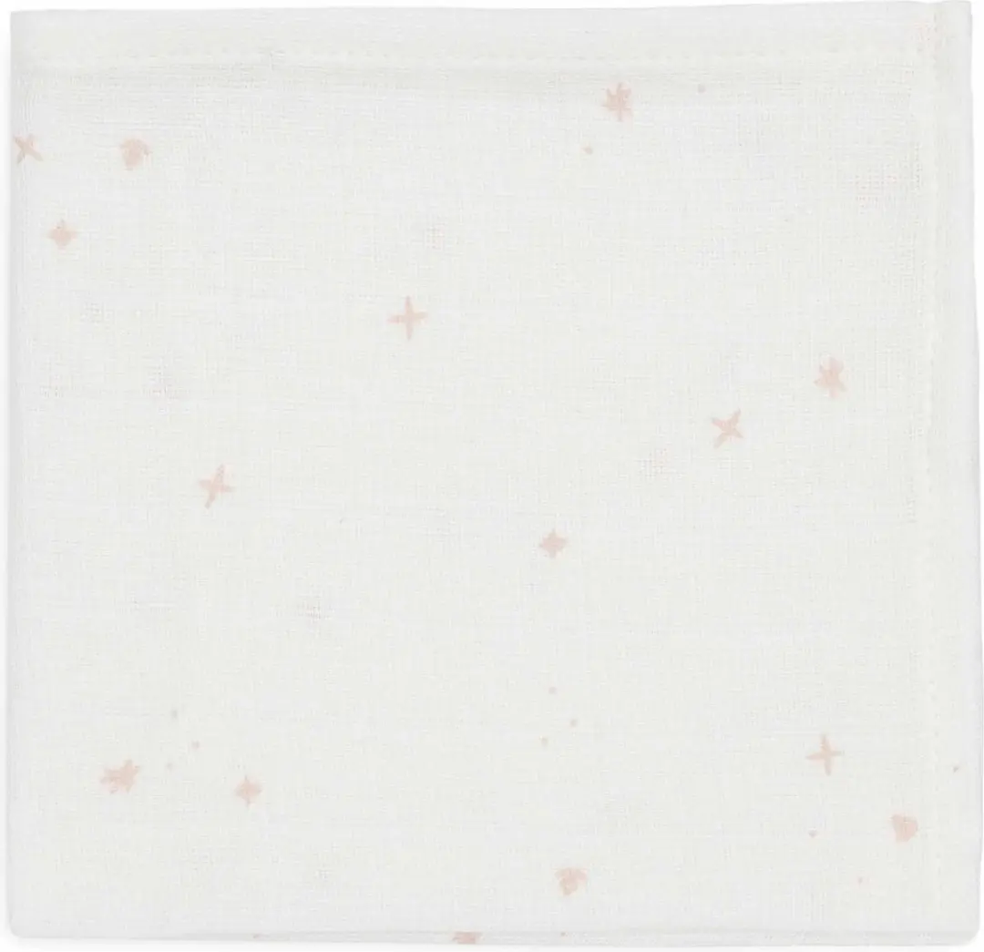 Jollein Hydrofiel Monddoekje 31x31cm Twinkling Wild Rose - 3 Stuks