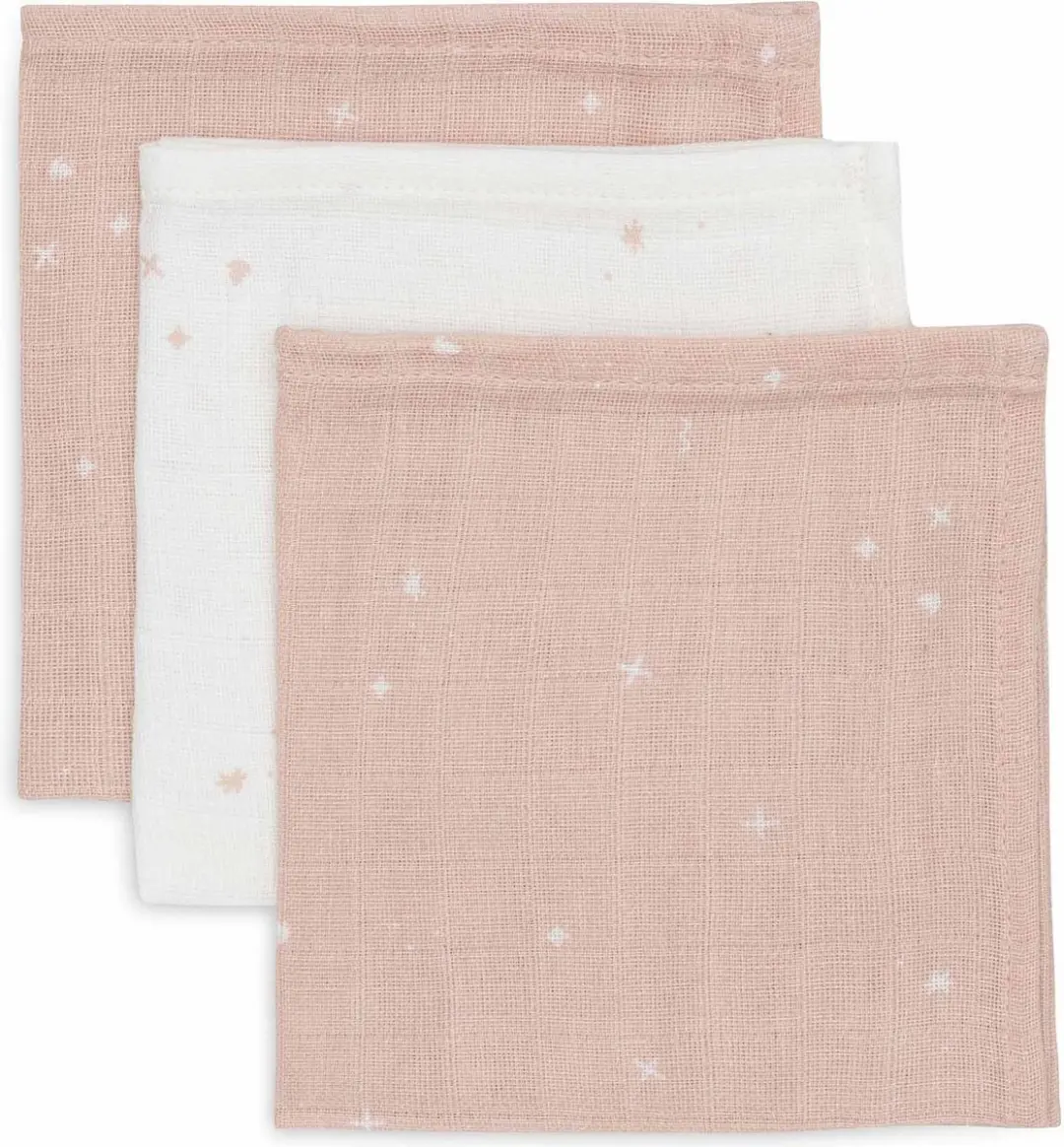 Jollein Hydrofiel Monddoekje 31x31cm Twinkling Wild Rose
