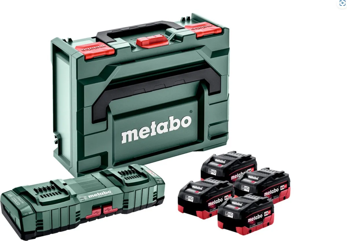 Metabo 685143000 Oplader & Accu Set 18V LiHD 10,0Ah - afbeelding 6 van 6
