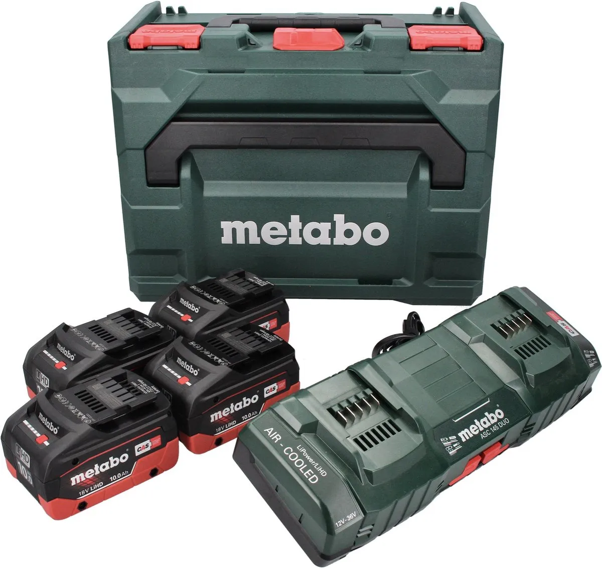 Metabo 685143000 Oplader & Accu Set 18V LiHD 10,0Ah