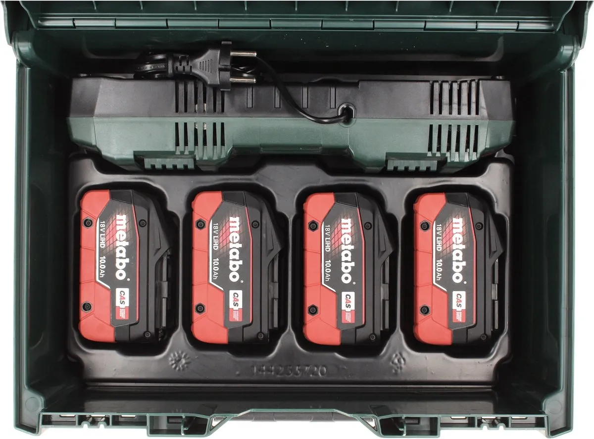 Metabo 685143000 Oplader & Accu Set 18V LiHD 10,0Ah