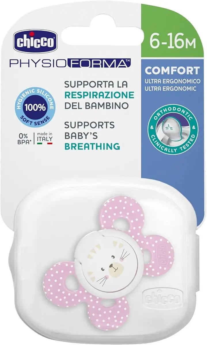 Chicco Physio Comfort Fopspeen Siliconen 6-18M