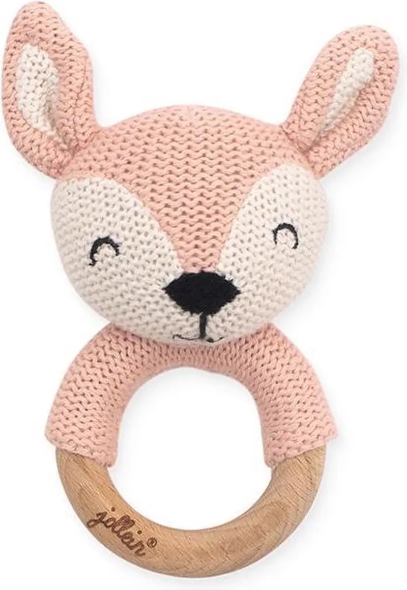 Jollein Bijtring Deer Pale Pink