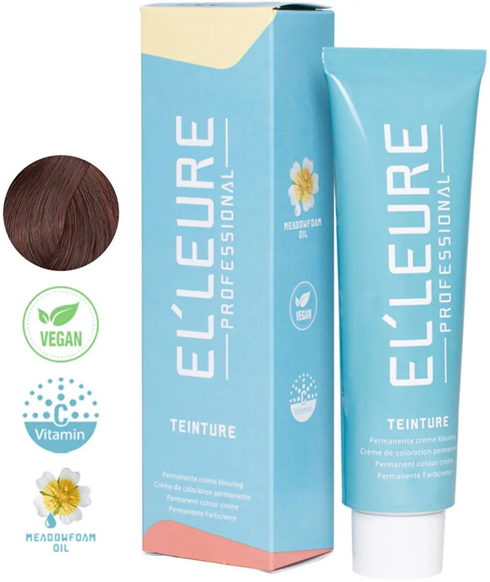 Elleure Haarverf 6.5 Donker Mahonieblond 100ml