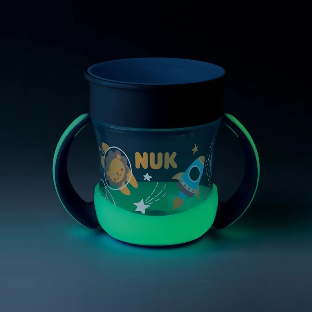 NUK Mini Magic Cup 160ml Drinkbeker - Blauw - afbeelding 2 van 5