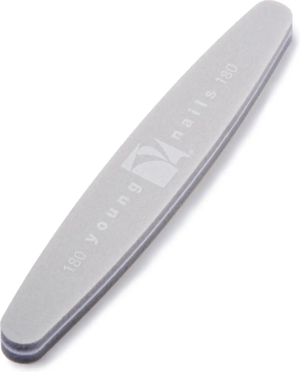 Young Nails Grey Sponge Bufferfile 180-180 Grit