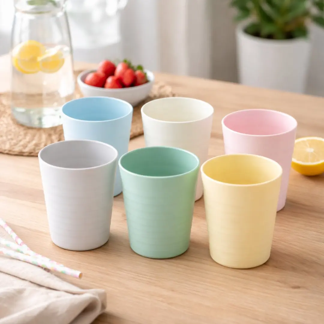 Alpina Gekleurde Bekerset - 6 Stuks 230ml - Multicolor