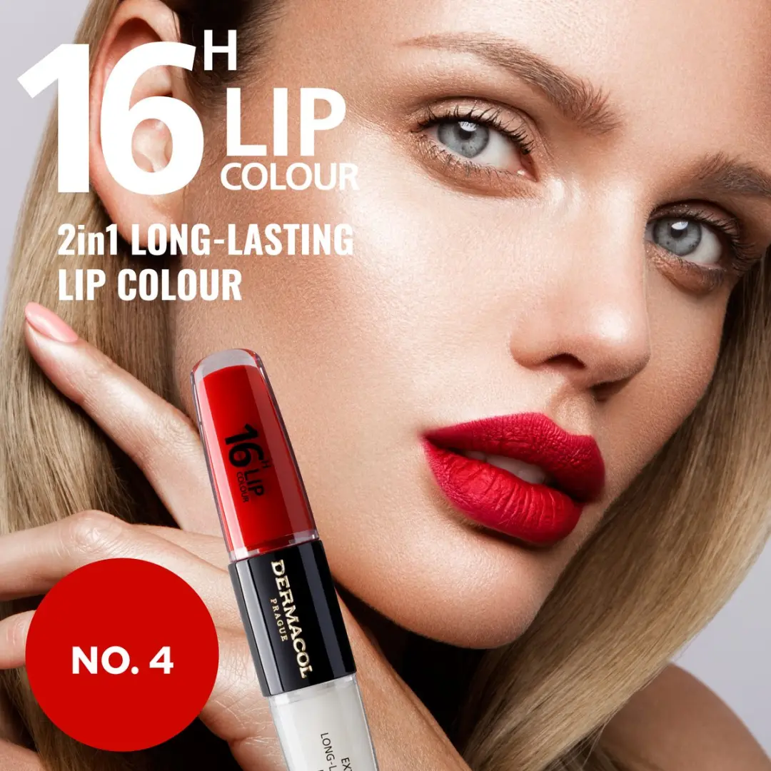 Dermacol 16-Uur Lipkleur Rood - 8ml