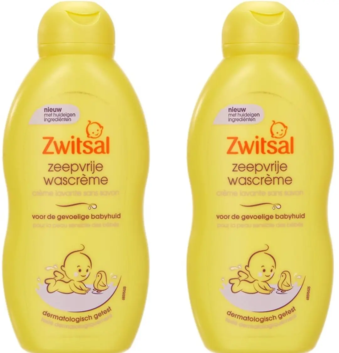 Zwitsal Babywasgel Zeepvrij 200ml - 2 Stuks