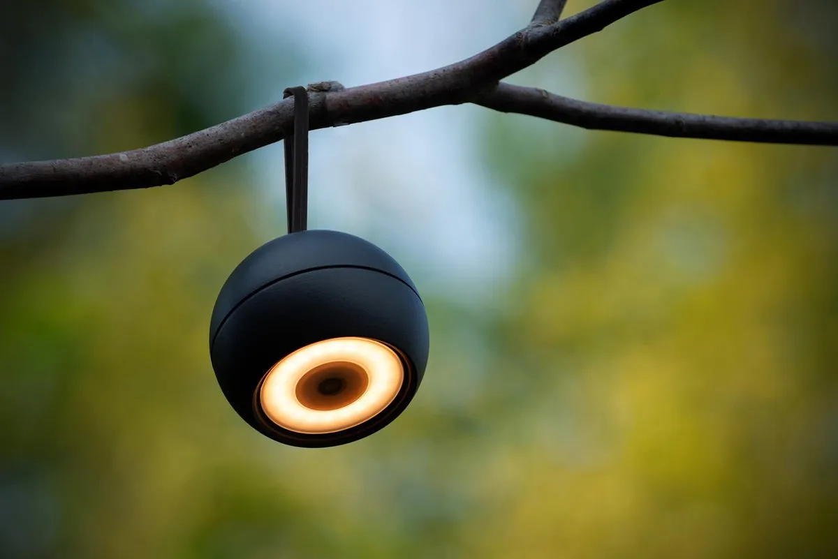 Lucide LUNEX Wandlamp Oplaadbaar 1x2W 3000K - Zwart - afbeelding 6 van 6