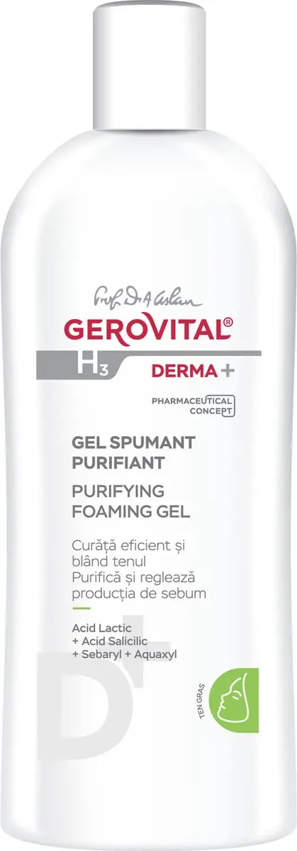Gerovital Derma+ Purifying Foaming Gel 200ml