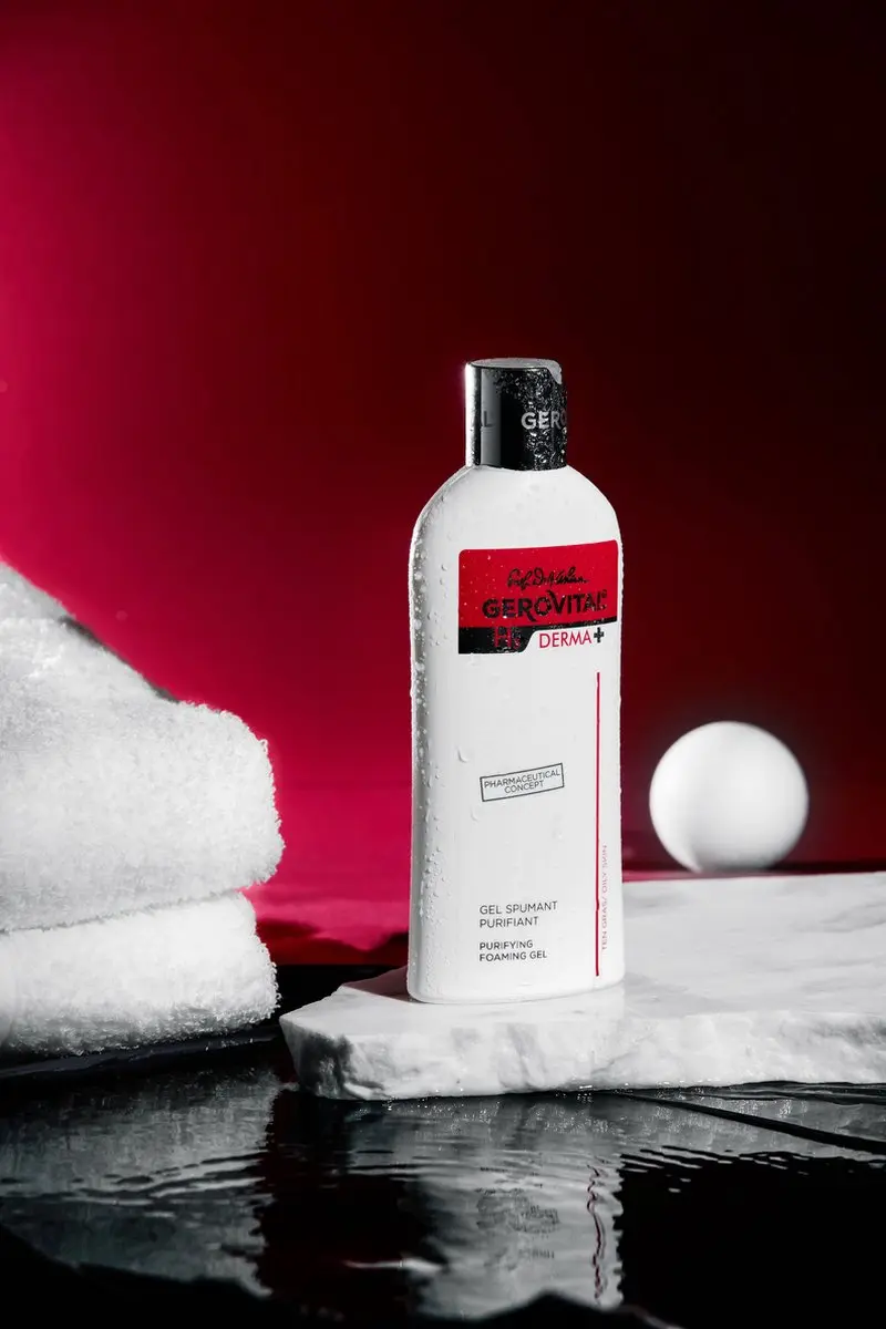 Gerovital Derma+ Purifying Foaming Gel 200ml - Anti-acne