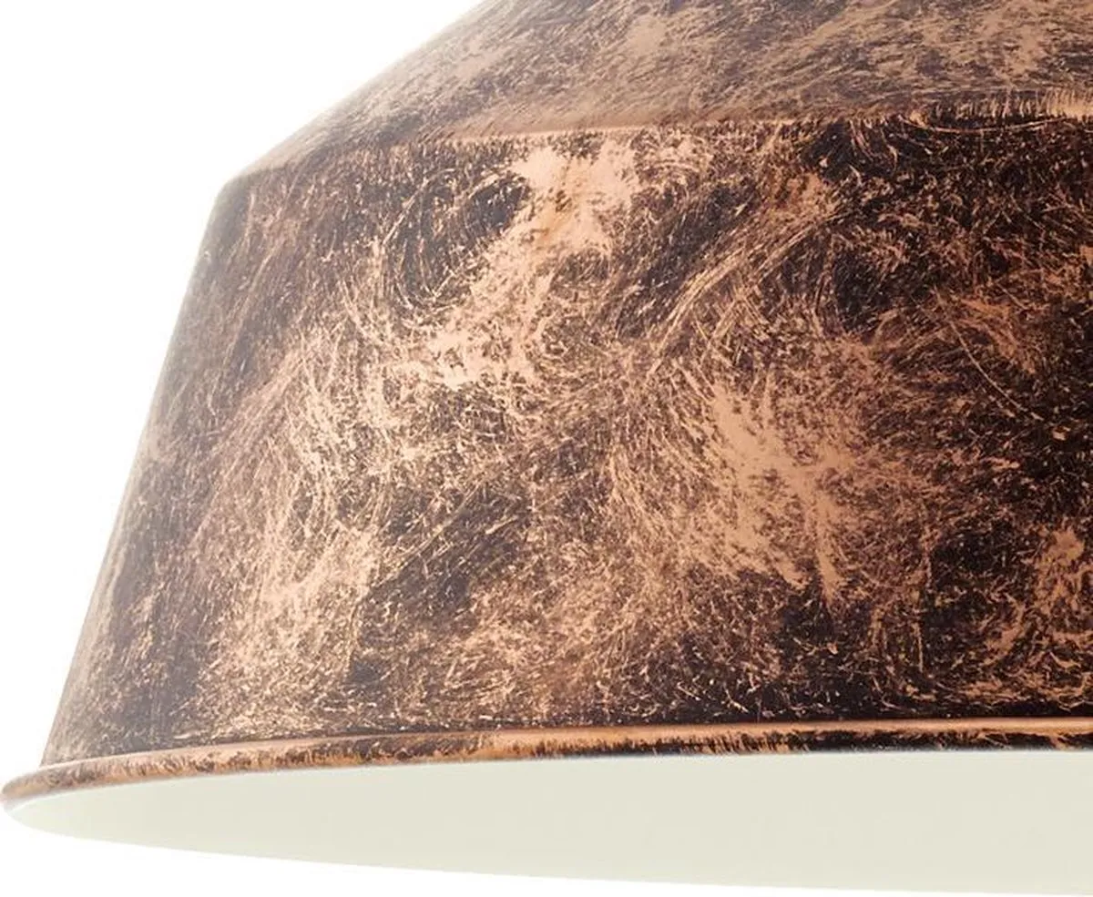 Eglo Vintage Somerton Hanglamp - 1 Lichtpunt - Ø35cm - Koper - afbeelding 4 van 5