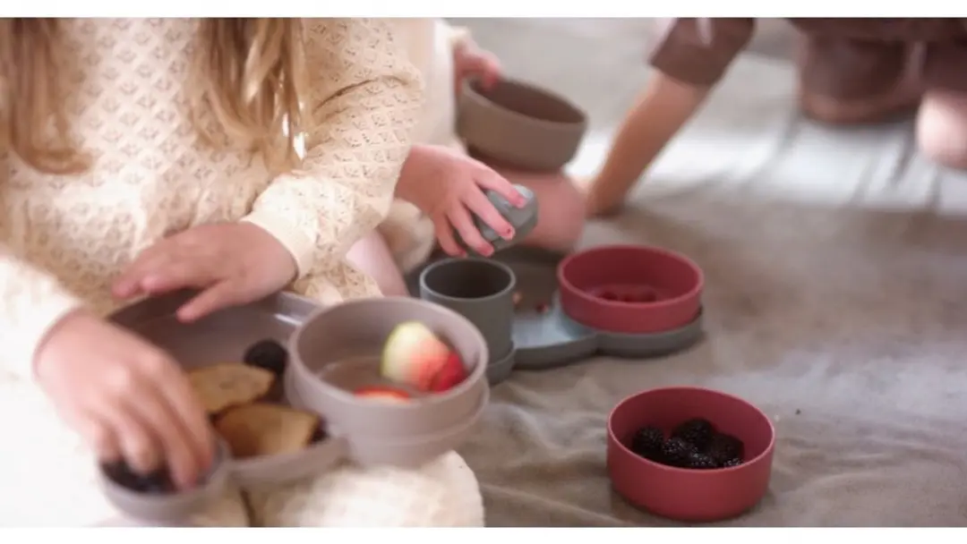 Dantoy Tiny Dinnertime Servies - 7-delig Mokka